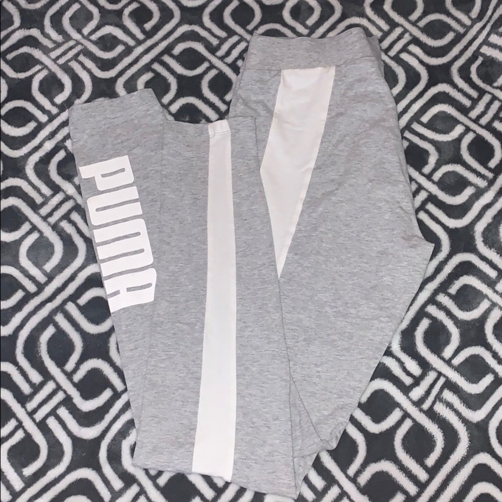 Grey puma sweatpants 💕